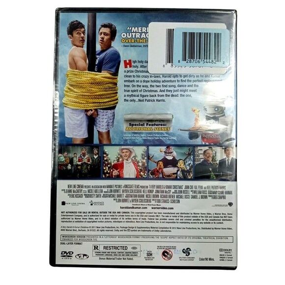 A Very Harold Kumar Christmas Movie DVD NEW 2012 R Comedy - Picture 2 of 2